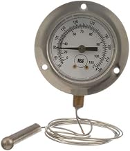 Exact FIT for Carter-Hoffmann 18616-0010 Thermometer 2, 20-220 F, 3'' FLAN - Replacement Part