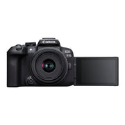 EOS R10 Mirrorless Camera with RF-S 18-45mm Lens and Accs Bundle by Canon – Black, Model CAER101845-K1