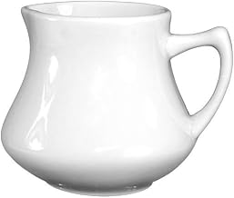 International Tableware PC-4-EW Euro. White 4.5 Oz Creamer - 24 / CS
