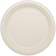100% Compostable Plates by World Centric, Made from Ubleached Plant Fiber, 9" Plates (Pack of 1000)