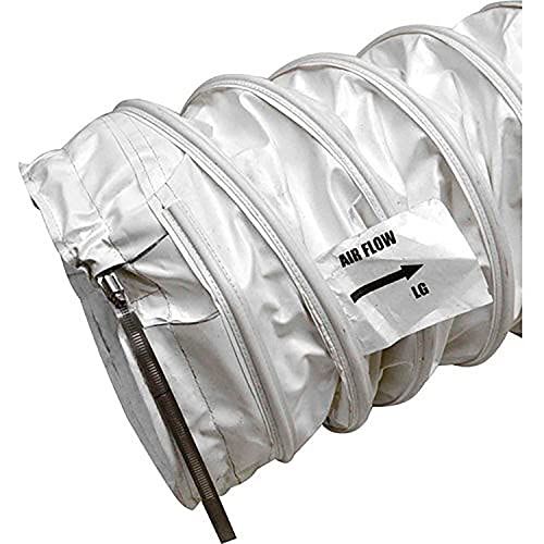 Heat Wagon 25' Long Heater Duct by Heat Wagon Inc – 26"L x 26"W x 26"H, Pvc, Model WD2025
