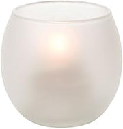 Hollowick Satin Crystal Small Bubble Glass Tealight Lamp