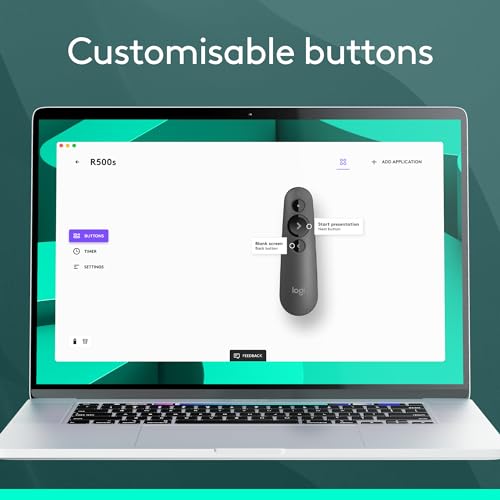 Logitech Red Laser / 3 buttons / Clicker Presentation Remotes