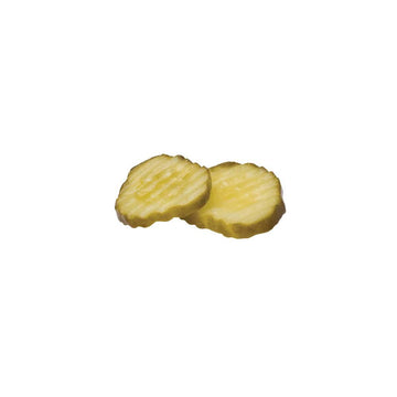 3/16 Crinkle Cut Hamburger Slice Dill Pickle by Bay Valley Foods – Pack of 4