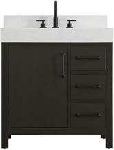 Elegant Kitchen and Bath 32" Single Bathroom Vanity in Mocha Brown