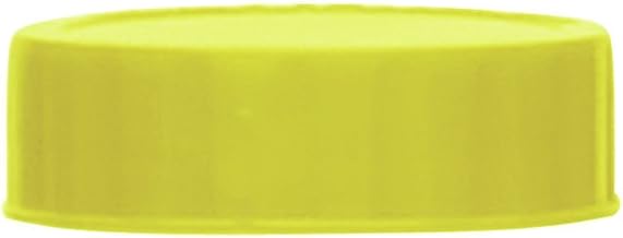 FIFO Yellow Plastic Bottle Label Cap, 6 per Case