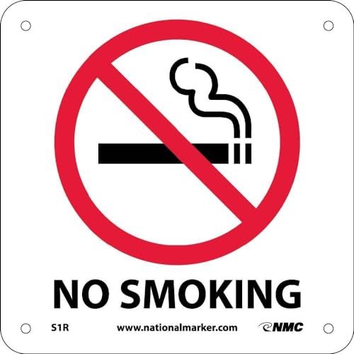 Graphic Facility Signs - No Smoking - Plastic 7x by National Marker – Plastic, Model S1R