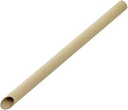 PacknWood 210CHS212K 0.5 x 7.9 in. Beveled Straw for Bubble Tea Kraft - 3000 Piece