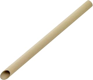 PacknWood 210CHS212K 0.5 x 7.9 in. Beveled Straw for Bubble Tea Kraft - 3000 Piece