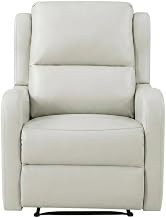 Faux Leather-Upholstered Manual Recliner Chair by Starlight Canyon Home – Faux Leather, Grey