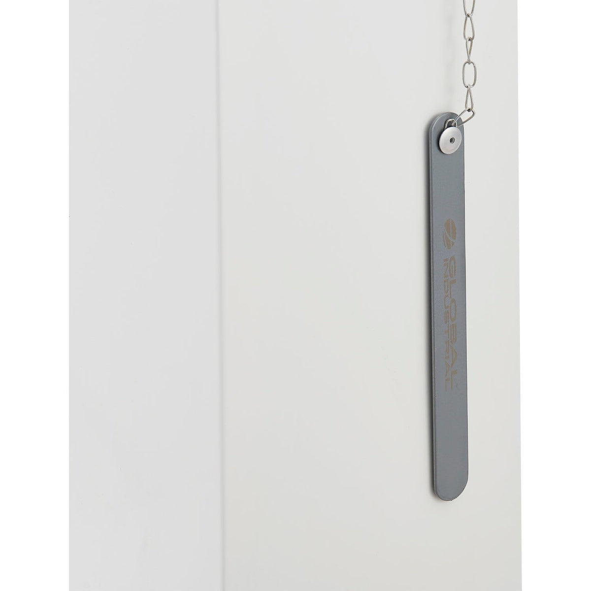 Lockable Steel Fire Extinguisher Cabinet with Breakable by Global Industrial – Steel, White, Model 670600