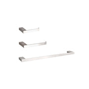 Sofia 3Pc Stainless Steel Hardware Set in Nickel by Elegant Kitchen and Bath – Stainless Steel, Nickel, Model HWB-13S3RBNK