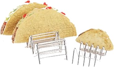 G.E.T. 4-81858 Taco Holder, Stainless Steel, Holds 3-4 Tacos, 6" x 2-1/2" x 1-1/2", Case of 48
