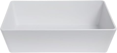 HUBERT Pan Housing Full Size White Melamine - 20 7/8" L x 12 7/8" W x 6" H