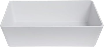 HUBERT Pan Housing Full Size White Melamine - 20 7/8" L x 12 7/8" W x 6" H