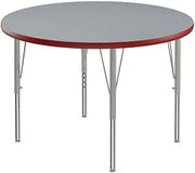 Correll Laminate Activity Tables with Gray Granite Finish A36TF-RND-15-14-35