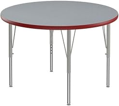 Correll Laminate Activity Tables with Gray Granite Finish A36TF-RND-15-14-35