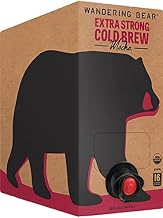 Wandering Bear Cold Brew Coffee Boxed 96 ounces, Pack of 3 (Mocha)