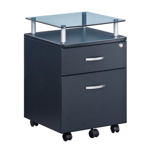 Techni Mobili Graphite / Regular / Modern Vertical File Cabinets