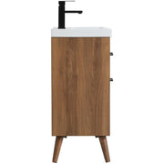 Elegant Decor 18" - Single / Brown,black / Mid-Century Modern Bathroom Vanities