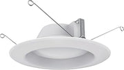 Satco S29313 LED Recessed Downlight Retrofit, 9.8 Watts, 5-6 Inches, White | White and Frosted with a 120V Connector.