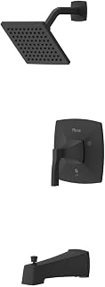 Pfister LG89-8HT Holliston Tub and Shower Trim Package with 1.75GPM Single Function Shower Head - Spot Defense Matte Black