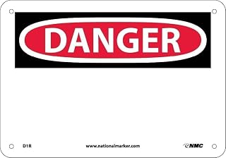 D1R - Rigid Plastic - Industrial Danger Series and Chemical Danger Series Signs and Labels, National Marker - Each