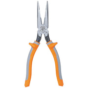 Pliers, Made in USA, Electrician's Insulated Long Nose Side-Cutting Pliers, 1000V Rated, Induction Hardened Knives, 8-Inch by KLEIN TOOLS – Long Nose Cutters, Model 2038RINS