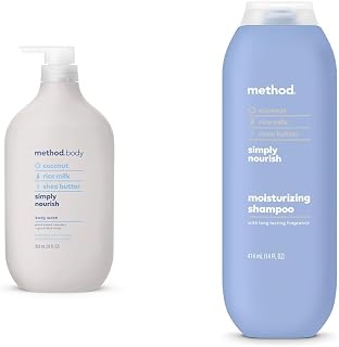 Method Body Wash, Simply Nourish, 28 oz (1) + Moisturizing Shampoo, Simply Nourish, 14 oz (1)