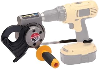 Ideal Industries IDEAL Electrical 35-078 PowerBlade Drill-Powered Cable Cutter, Cuts 750 MCM Copper / 1000 MCM Aluminum, 1-1/2” Jaw, Fits 3/8” Drill, Heavy-Duty Electrician Wire Cutting Tool