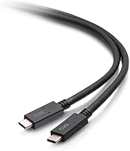 C2G 2M (6.5ft) USB-C® Male to USB-C Male Charging and Data Transfer Cable (20V 3A) - USB 3.2 Gen 1 (5Gbps)