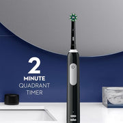 Oral-B Black & White / 2 Count (Pack of 3) / 2 Handles Rotating