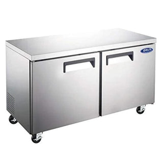 Grista Double-Door Undercounter Refrigerator by Adcraft – 12.0 cubic_feet, Stainless Steel, Model GRUCRF-48
