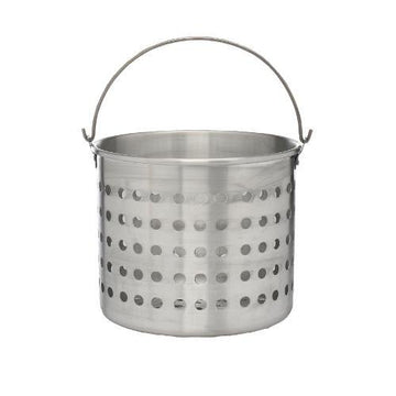 20-Quart Steamer Basket by CRESTWARE – 20 Quart, Aluminum, Silver, Model BSK20