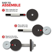 Modern Innovations Dumbbells / Black/Grey / Medium Categories