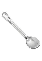 Winco 11" / Solid / Silver Cooking Spoons