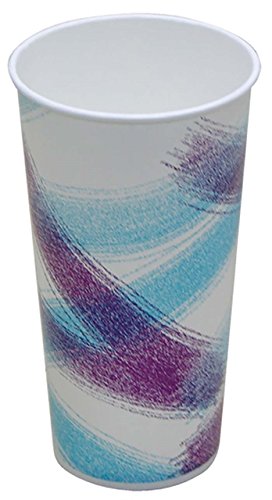Pactiv D22CCIMP 22 oz Stock Print Impact Cold Cup Paper - Case of 1200