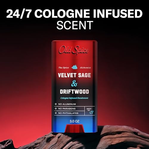 Old Spice Velvet Sage + Drift Wood / 3 Ounce (Pack of 1) / 1 Deodorant