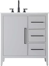 Elegant Kitchen and Bath 32" Single Bathroom Vanity in Grey