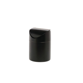 Countertop Trash Can Small Black Steel by HUBERT – Steel, Black, Model 7014-BLACK