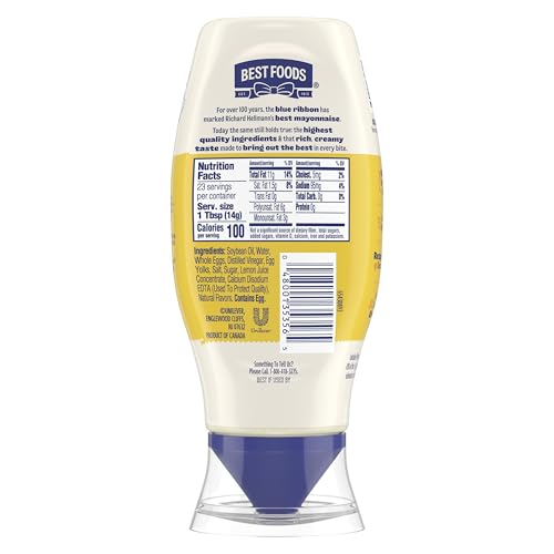 Best Foods 11.5 Fl Oz (Pack of 1) / Original / 1 Mayonnaise