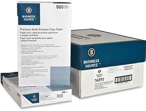 Business Source Premium Multipurpose Copy Paper - Legal - 8 1/2" x 14" - 20 lb Basis Weight - 5000 / Carton - White