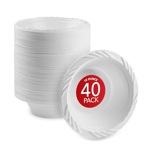 Stock Your Home 40 / 12oz / White Bowls