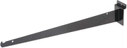 Slatwall Shelf Bracket, 16" Black
