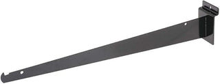 Slatwall Shelf Bracket, 16" Black