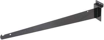 Slatwall Shelf Bracket, 16" Black