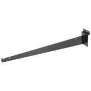 Slatwall Shelf Bracket by Retail Resource – Metal, Black, Model 1715