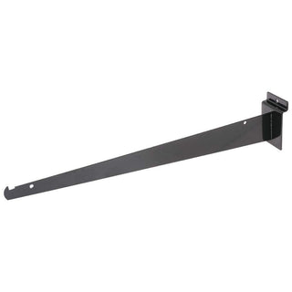 Slatwall Shelf Bracket by Retail Resource – Metal, Black, Model 1715