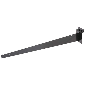Slatwall Shelf Bracket by Retail Resource – Metal, Black, Model 1715