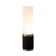 NOVA of California Steel / Weathered Brass & Walnut / Modern Table Lamps